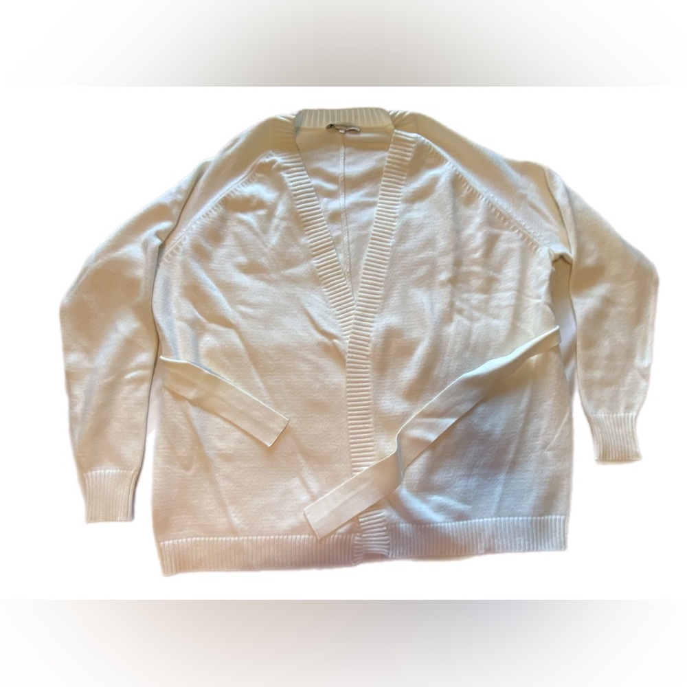 We Wore What Belted Summer Yarn Cardigan XS/ S Cream - Picture 4 of 14